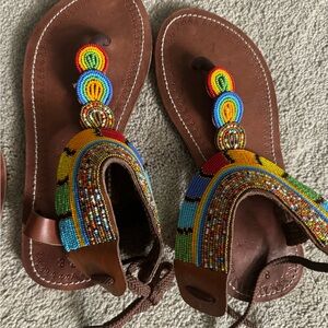 Hand made Ghanaian sandals